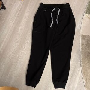 Women’s Black High Waisted Zamora Jogger Scrub Pant